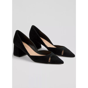 LK Bennett Cecile Cut Out Block Heel Court